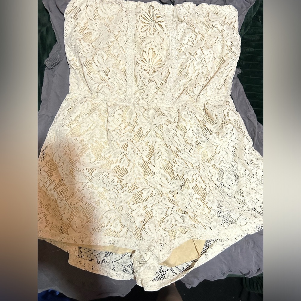 white romper